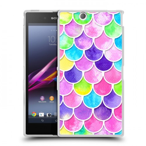 Дизайнерский пластиковый чехол для Sony Xperia Z Ultra  Чешуя