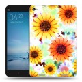 Дизайнерский силиконовый чехол для Xiaomi Mi Pad 2 Органические цветы