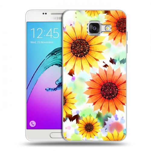 Дизайнерский силиконовый чехол для Samsung Galaxy A5 (2016) Органические цветы