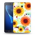 Дизайнерский силиконовый чехол для Samsung Galaxy Tab A 7 (2016) Органические цветы