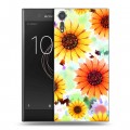 Дизайнерский пластиковый чехол для Sony Xperia XZs Органические цветы