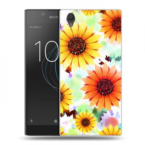 Дизайнерский пластиковый чехол для Sony Xperia L1 Органические цветы