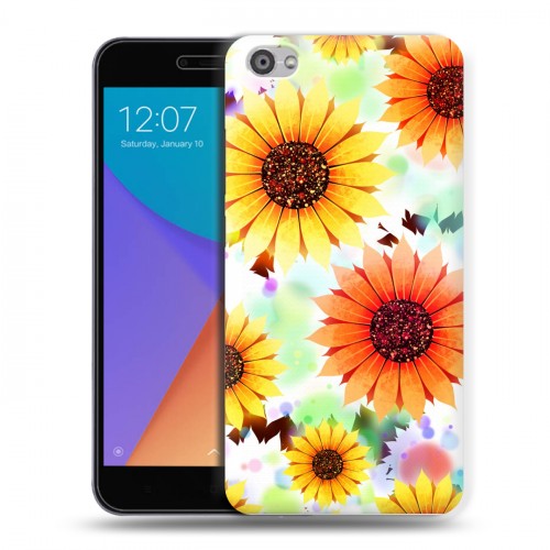 Дизайнерский пластиковый чехол для Xiaomi RedMi Note 5A Органические цветы
