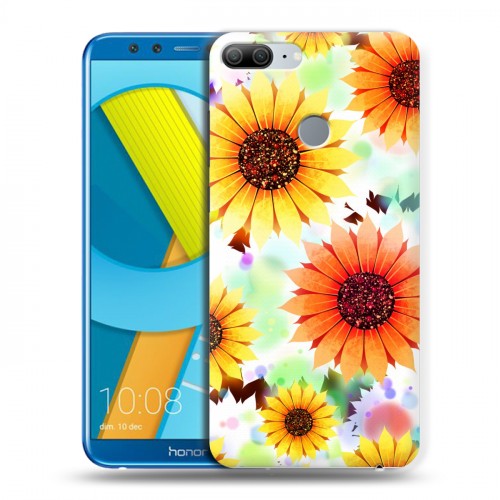 Дизайнерский пластиковый чехол для Huawei Honor 9 Lite Органические цветы