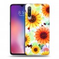 Дизайнерский силиконовый с усиленными углами чехол для Xiaomi Mi9 Органические цветы