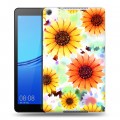 Дизайнерский силиконовый чехол для Huawei MediaPad M5 lite 8 Органические цветы