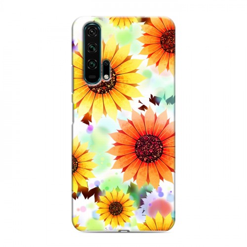Дизайнерский силиконовый чехол для Huawei Honor 20 Pro Органические цветы