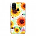 Дизайнерский силиконовый чехол для Samsung Galaxy M31 Органические цветы