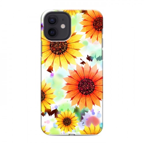 Дизайнерский силиконовый чехол для Iphone 12 Органические цветы