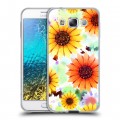 Дизайнерский пластиковый чехол для Samsung Galaxy E5 Органические цветы