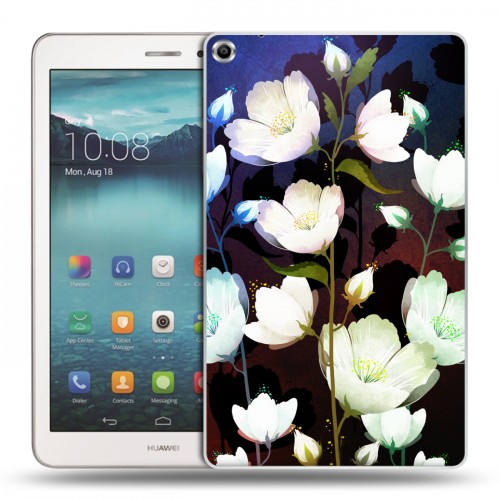 Дизайнерский силиконовый чехол для Huawei MediaPad T1 8.0 Органические цветы