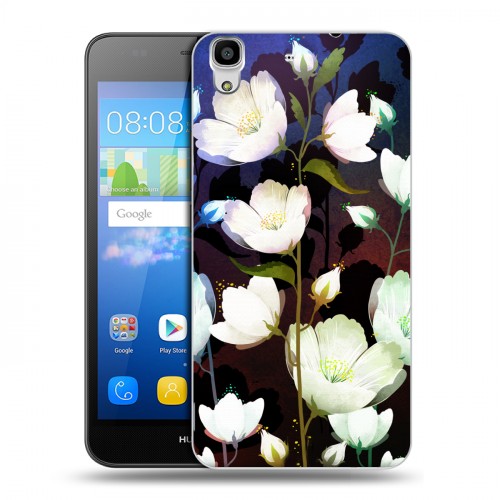 Дизайнерский пластиковый чехол для Huawei Y6 Органические цветы