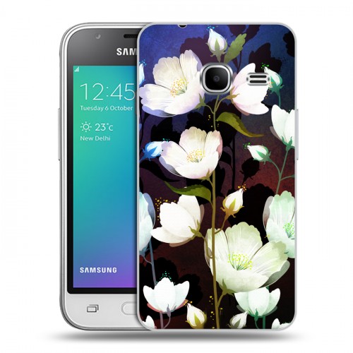 Дизайнерский силиконовый чехол для Samsung Galaxy J1 mini (2016) Органические цветы