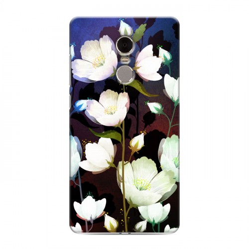 Дизайнерский силиконовый чехол для Xiaomi RedMi Note 4 Органические цветы