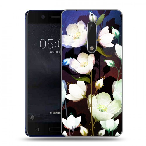 Дизайнерский пластиковый чехол для Nokia 5 Органические цветы