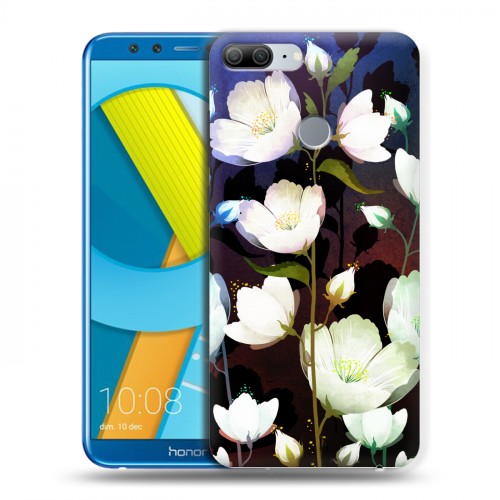 Дизайнерский пластиковый чехол для Huawei Honor 9 Lite Органические цветы