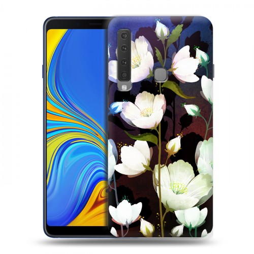 Дизайнерский пластиковый чехол для Samsung Galaxy A9 (2018) Органические цветы
