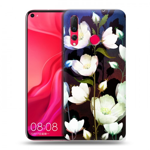 Дизайнерский пластиковый чехол для Huawei Nova 4 Органические цветы