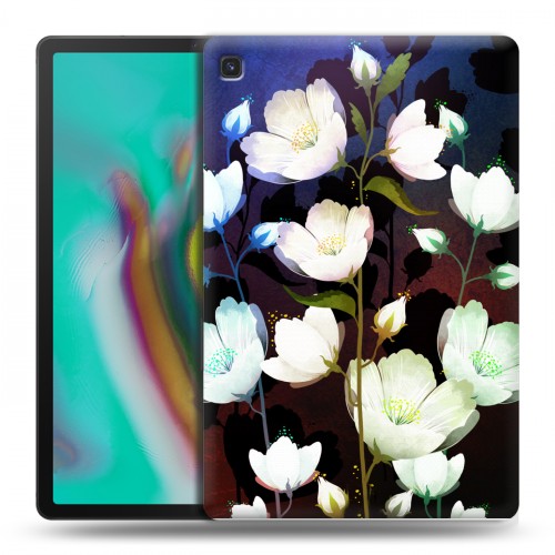 Дизайнерский силиконовый чехол для Samsung Galaxy Tab S5e Органические цветы