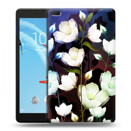 Дизайнерский силиконовый чехол для Lenovo Tab E8 Органические цветы