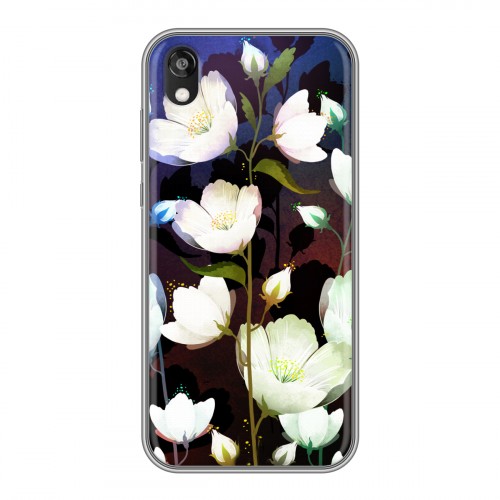 Дизайнерский силиконовый чехол для Huawei Honor 8s Органические цветы