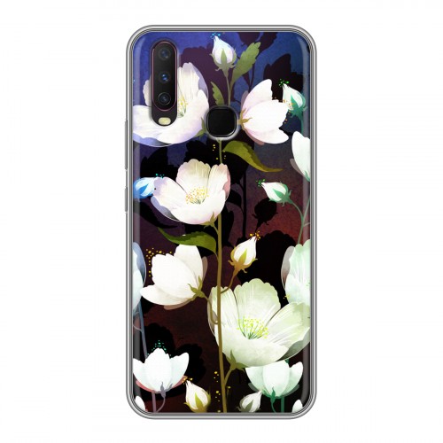 Дизайнерский силиконовый чехол для Vivo Y17 Органические цветы