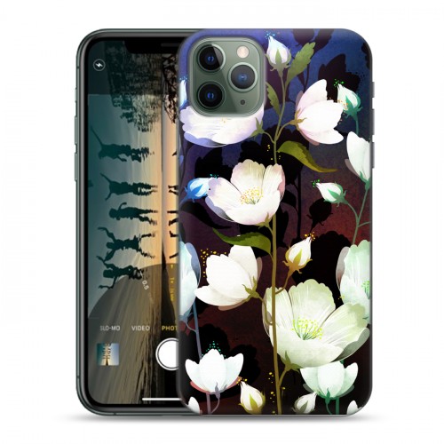 Дизайнерский пластиковый чехол для Iphone 11 Pro Max Органические цветы