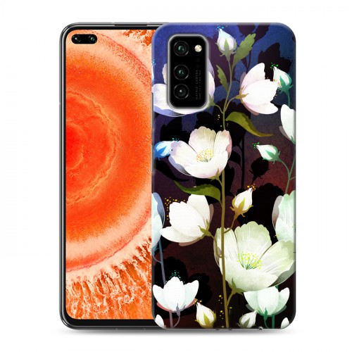 Дизайнерский силиконовый чехол для Huawei Honor View 30 Pro Органические цветы