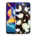 Дизайнерский пластиковый чехол для Samsung Galaxy M11 Органические цветы