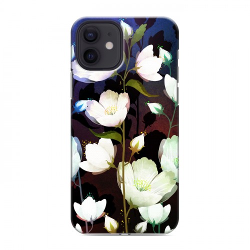 Дизайнерский силиконовый чехол для Iphone 12 Органические цветы