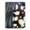 Дизайнерский силиконовый чехол для HTC Desire 20 Pro Органические цветы