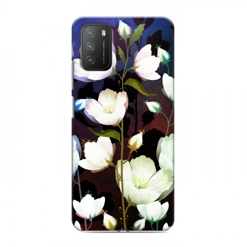 Дизайнерский пластиковый чехол для Xiaomi Poco M3 Органические цветы