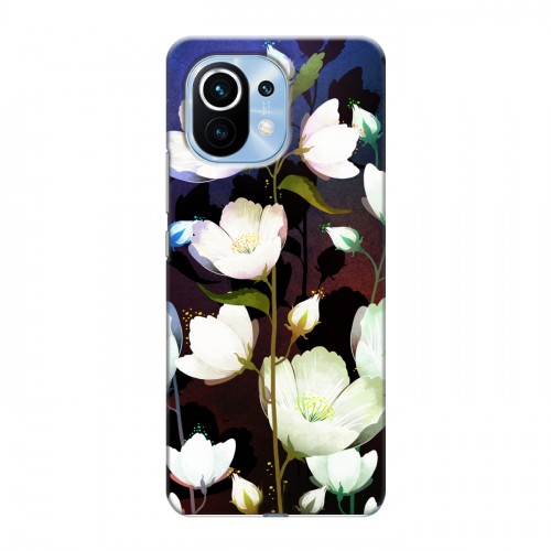 Дизайнерский пластиковый чехол для Xiaomi Mi 11 Органические цветы