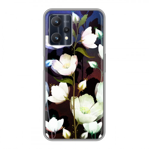 Дизайнерский силиконовый чехол для Realme 9 Pro Органические цветы