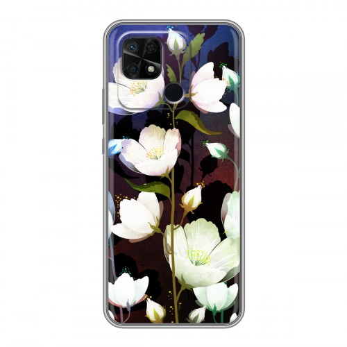 Дизайнерский силиконовый чехол для Xiaomi Redmi 10C Органические цветы