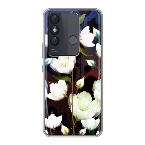 Дизайнерский силиконовый чехол для Itel Vision 3 Plus Органические цветы