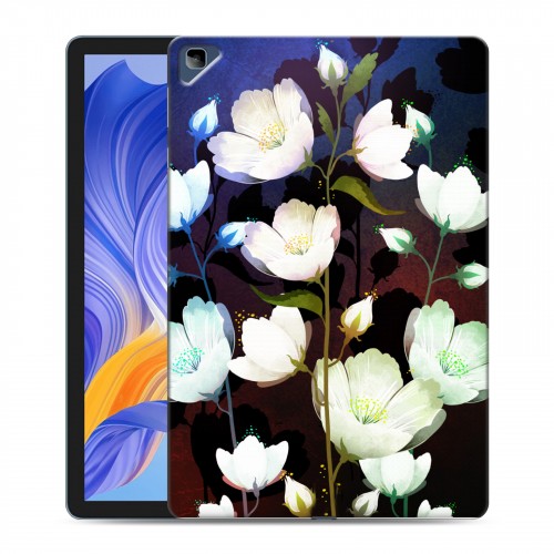 Дизайнерский силиконовый с усиленными углами чехол для Huawei Honor Pad X8 Органические цветы