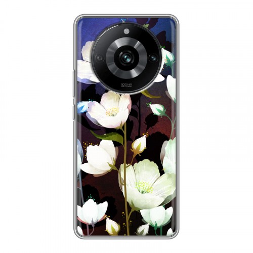 Дизайнерский пластиковый чехол для Realme 11 Pro Органические цветы