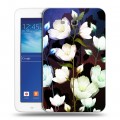 Дизайнерский силиконовый чехол для Samsung Galaxy Tab 3 Lite Органические цветы