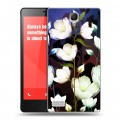 Дизайнерский силиконовый чехол для Xiaomi RedMi Note Органические цветы