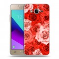 Дизайнерский силиконовый с усиленными углами чехол для Samsung Galaxy J2 Prime Органические цветы