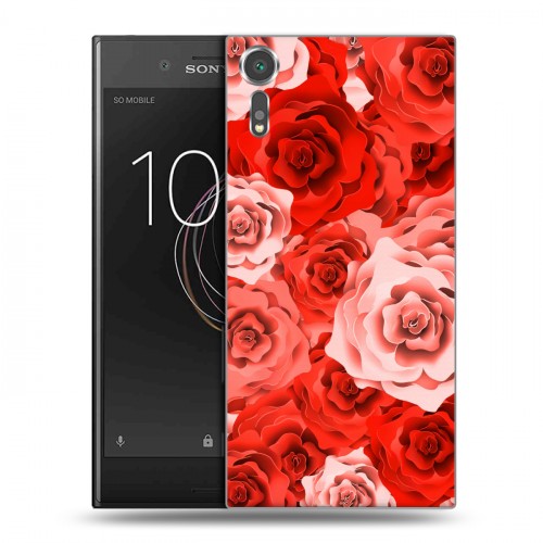 Дизайнерский пластиковый чехол для Sony Xperia XZs Органические цветы