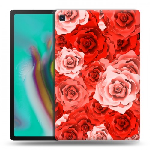Дизайнерский силиконовый чехол для Samsung Galaxy Tab S5e Органические цветы