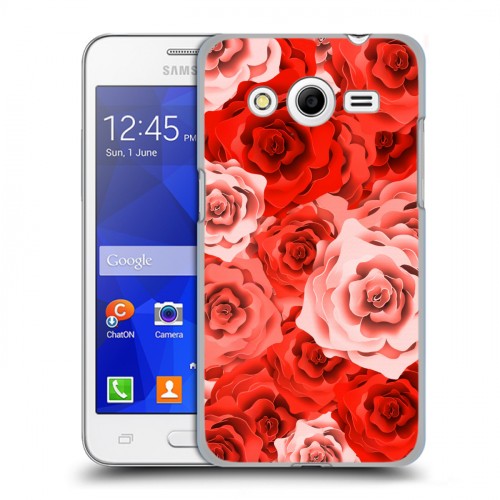 Дизайнерский пластиковый чехол для Samsung Galaxy Core 2 Органические цветы