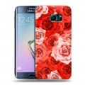 Дизайнерский пластиковый чехол для Samsung Galaxy S6 Edge Органические цветы