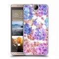 Дизайнерский пластиковый чехол для HTC One E9+ Органические цветы