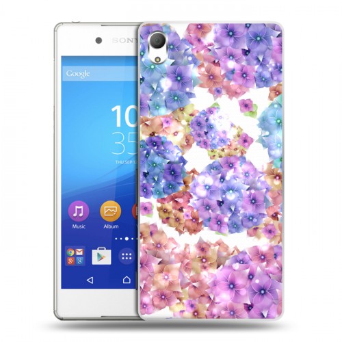 Дизайнерский пластиковый чехол для Sony Xperia Z3+ Органические цветы