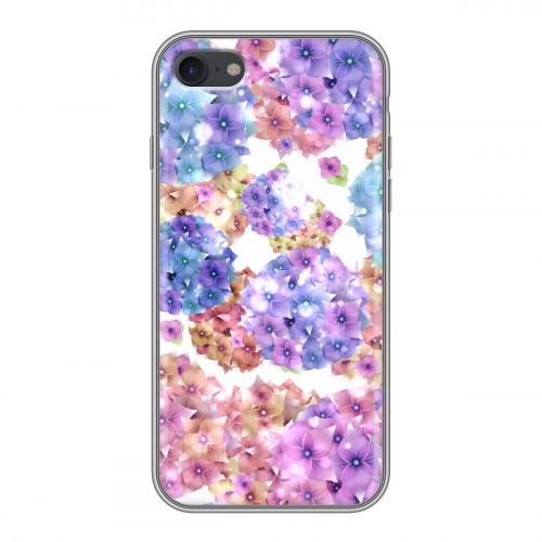 Дизайнерский силиконовый чехол для Iphone 7 Органические цветы