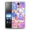 Дизайнерский пластиковый чехол для Sony Xperia TX Органические цветы