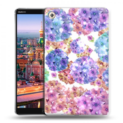 Дизайнерский пластиковый чехол для Huawei MediaPad M5 8.4 Органические цветы